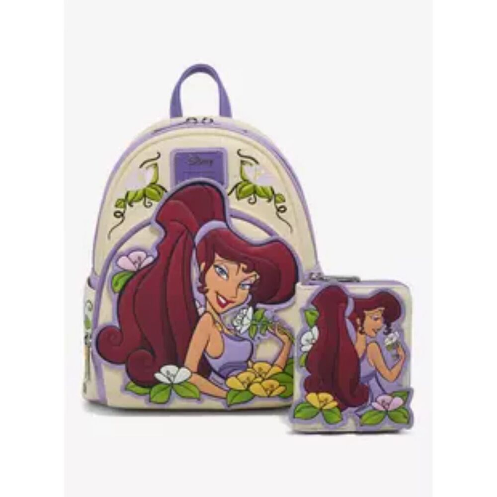 Meg Floral Backpack and Wallet Set Hercules Loungefly Disney